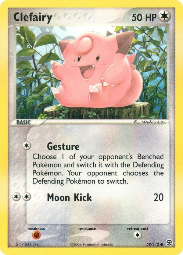 Clefairy 59/112 Normal FireRed & LeafGreen Clefairy 59/112 Normal FireRed & LeafGreen