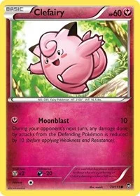 Clefairy (70) | 70/111 | Normal | XY - Furious Fists