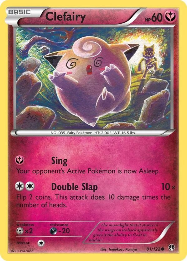Clefairy 81/122 Reverse Holofoil XY – BREAKpoint Clefairy 81/122 Reverse Holofoil XY – BREAKpoint