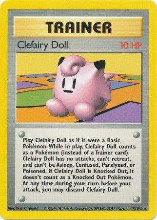 Clefairy Doll 070/102 Normal Base Set Clefairy Doll 070/102 Normal Base Set
