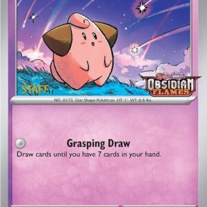 Cleffa 037 (Prerelease) [Staff] Holofoil SV: Scarlet & Violet Promo Cards