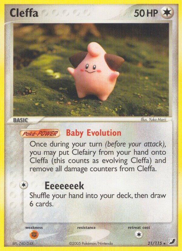 Cleffa 21/115 Reverse Holofoil Unseen Forces