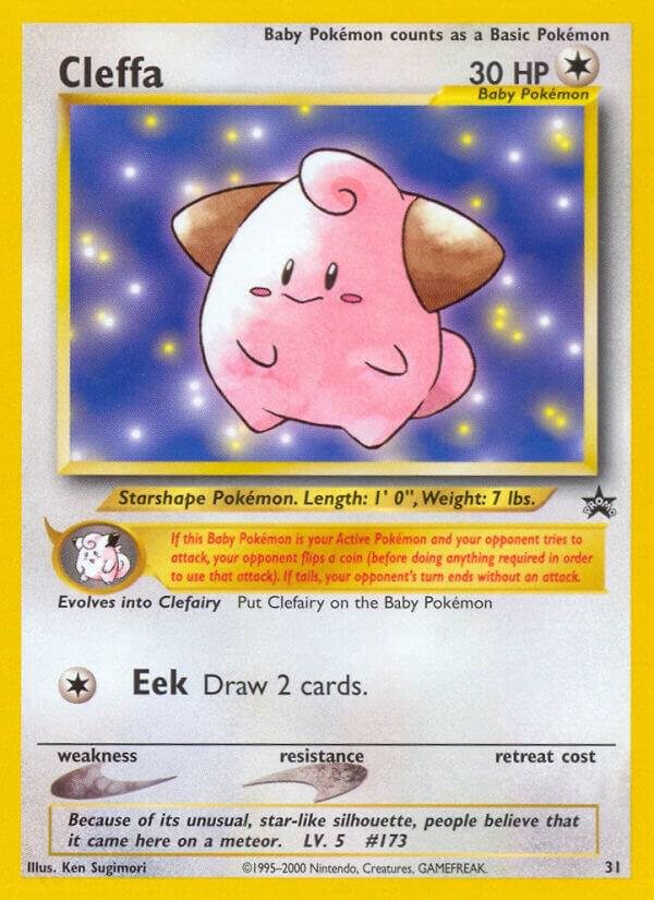 Cleffa 31/53 Normal WoTC Promo Cleffa 31/53 Normal WoTC Promo