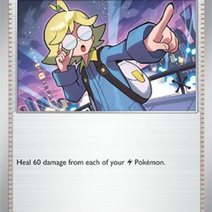 Clemont’s Quick Wit 167/191 Reverse Holofoil SV08: Surging Sparks