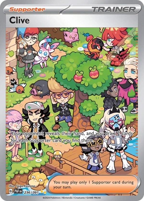 Clive 236/091 Holofoil SV: Paldean Fates Clive 236/091 Holofoil SV: Paldean Fates