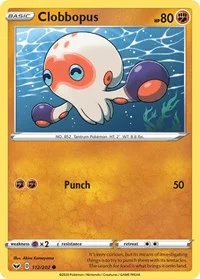 Clobbopus (112) | 112/202 | Reverse Holofoil | SWSH01: Sword & Shield Base Set