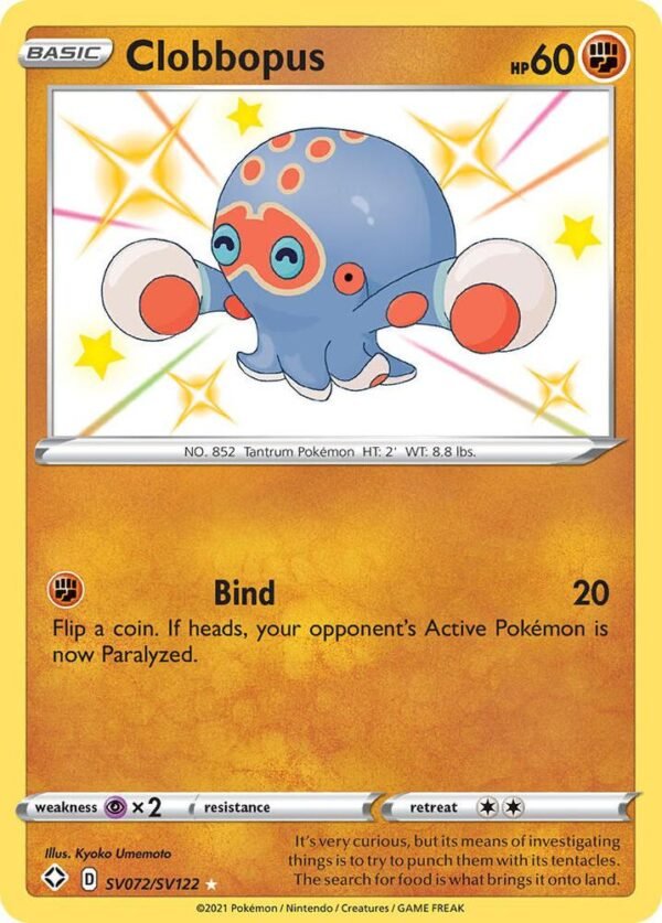 Clobbopus SV072/SV122 Holofoil Shining Fates: Shiny Vault Clobbopus SV072/SV122 Holofoil Shining Fates: Shiny Vault