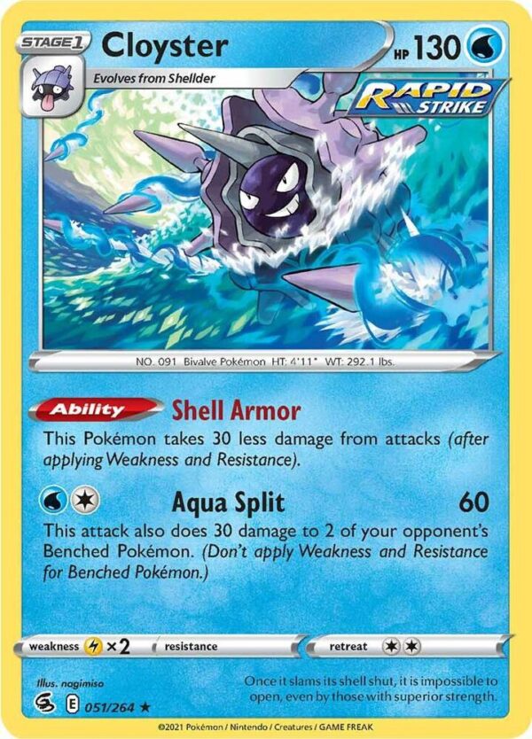 Cloyster 051/264 Normal SWSH08: Fusion Strike