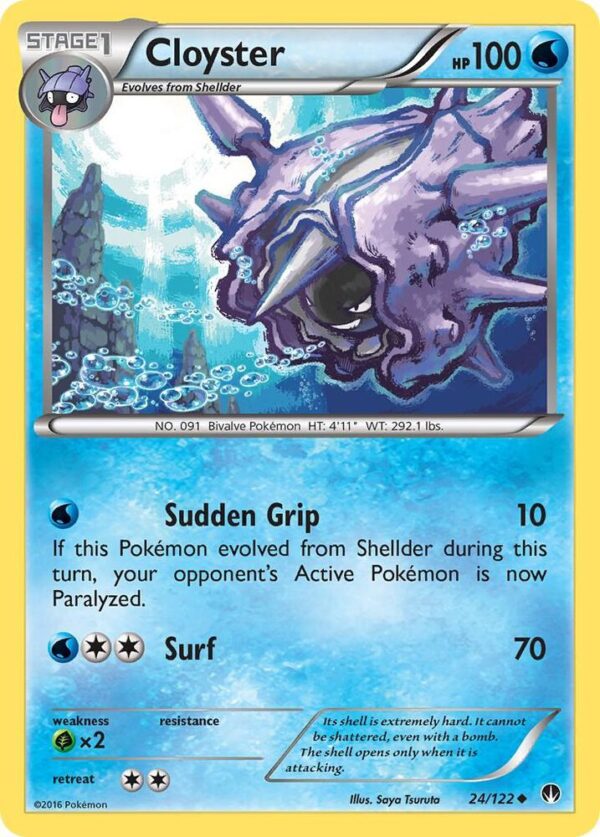 Cloyster 24/122 Normal XY – BREAKpoint