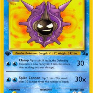 Cloyster 32/62 1st Edition Fossil