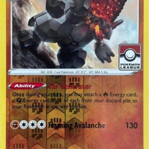 Coalossal 107/192 (League Promo) Reverse Holofoil League & Championship Cards