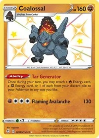 Coalossal | SV069/SV122 | Holofoil | Shining Fates: Shiny Vault