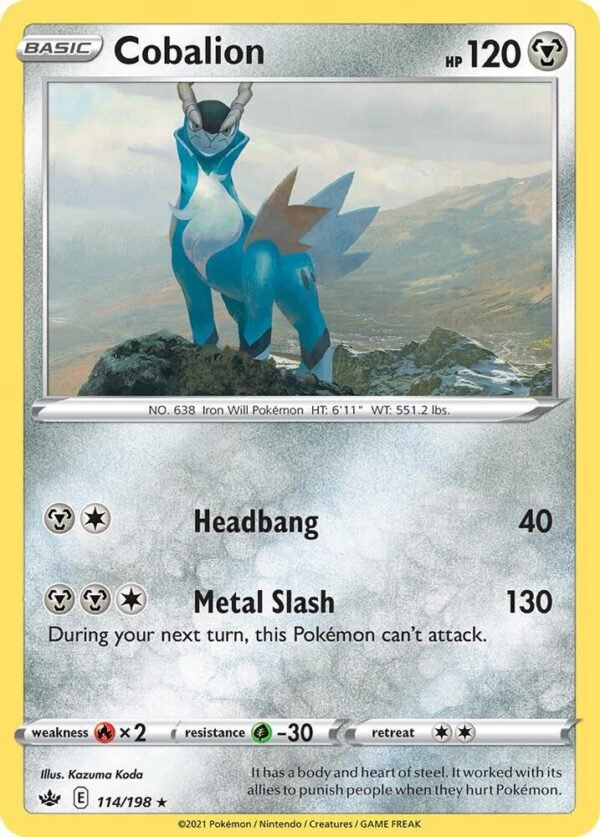 Cobalion 114/198 Normal Deck Exclusives Cobalion 114/198 Normal Deck Exclusives