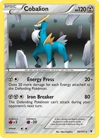 Cobalion | 84/101 | Reverse Holofoil | Noble Victories