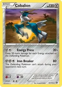 Cobalion | 91/113 | Reverse Holofoil | Legendary Treasures