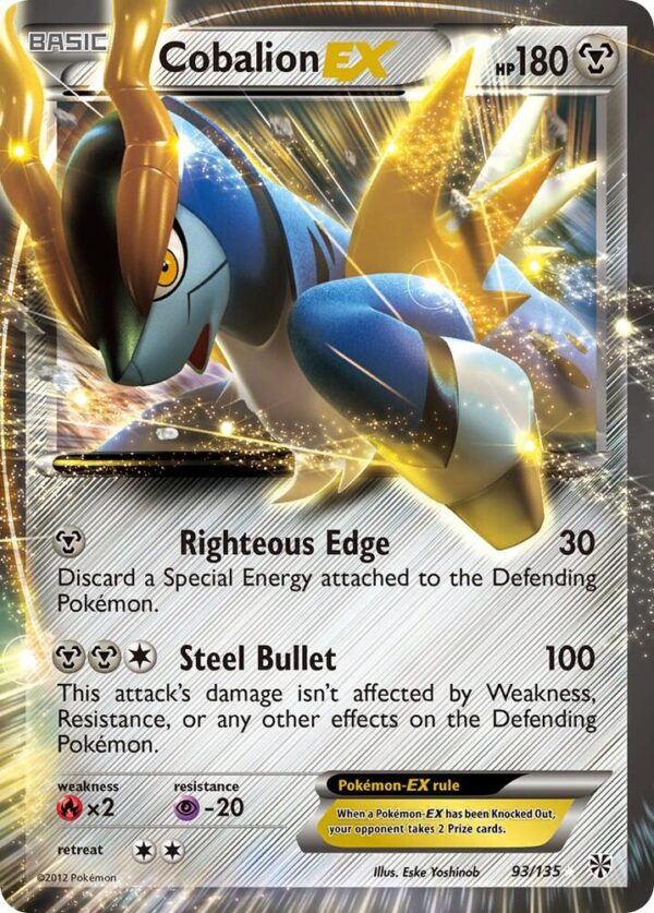 Cobalion EX 93/135 Holofoil Plasma Storm