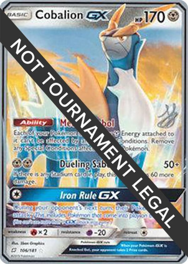Cobalion GX 2019 (Henry Brand) 106/181 Normal World Championship Decks Cobalion GX 2019 (Henry Brand) 106/181 Normal World Championship Decks