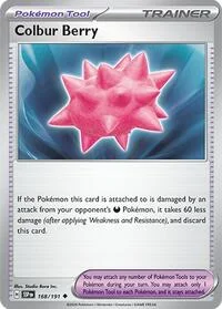 Colbur Berry | 168/191 | Reverse Holofoil | SV08: Surging Sparks