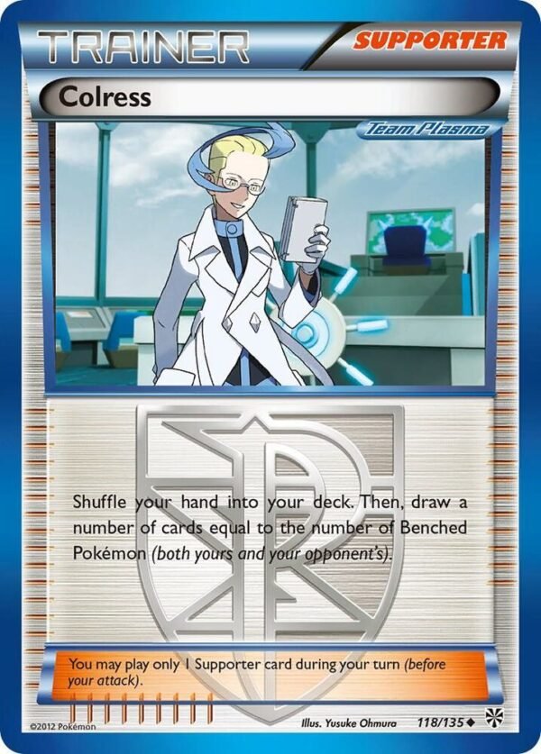 Colress (Team Plasma) 118/135 Normal Plasma Storm