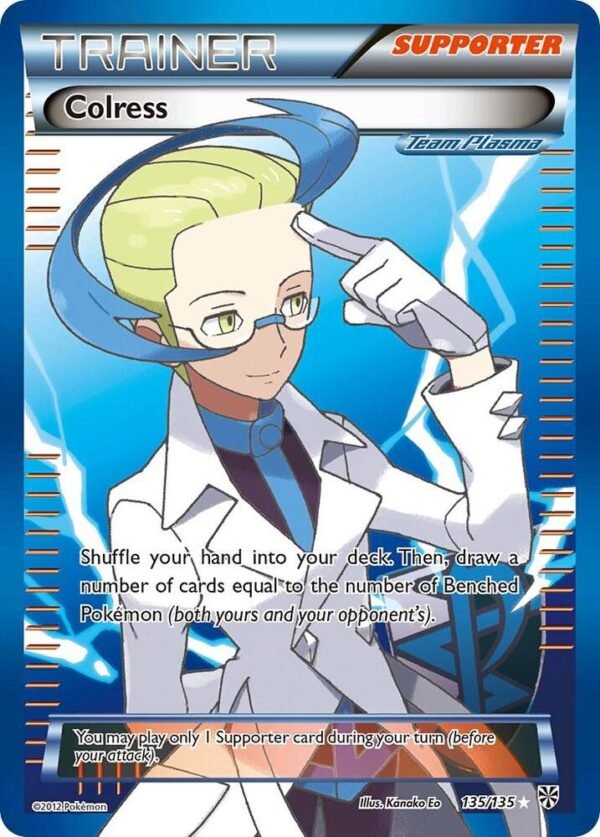 Colress (Team Plasma) (135 Full Art) 135/135 Holofoil Plasma Storm