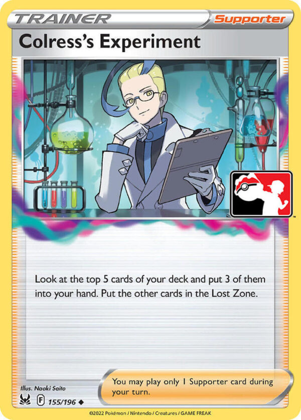 Colress’s Experiment 155/196 Normal Prize Pack Series Cards