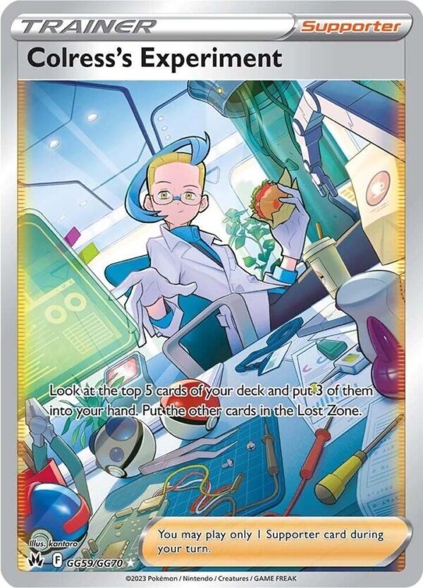 Colress’s Experiment GG59/GG70 Holofoil Crown Zenith: Galarian Gallery Colress’s Experiment GG59/GG70 Holofoil Crown Zenith: Galarian Gallery