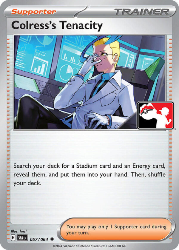 Colress’s Tenacity 057/064 Holofoil Prize Pack Series Cards