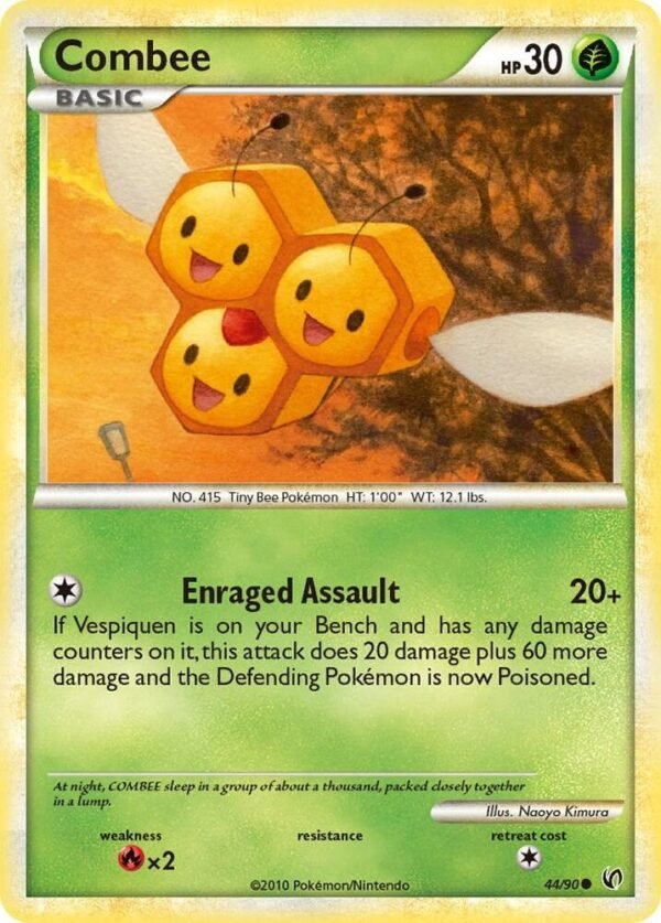 Combee 44/90 Reverse Holofoil Undaunted