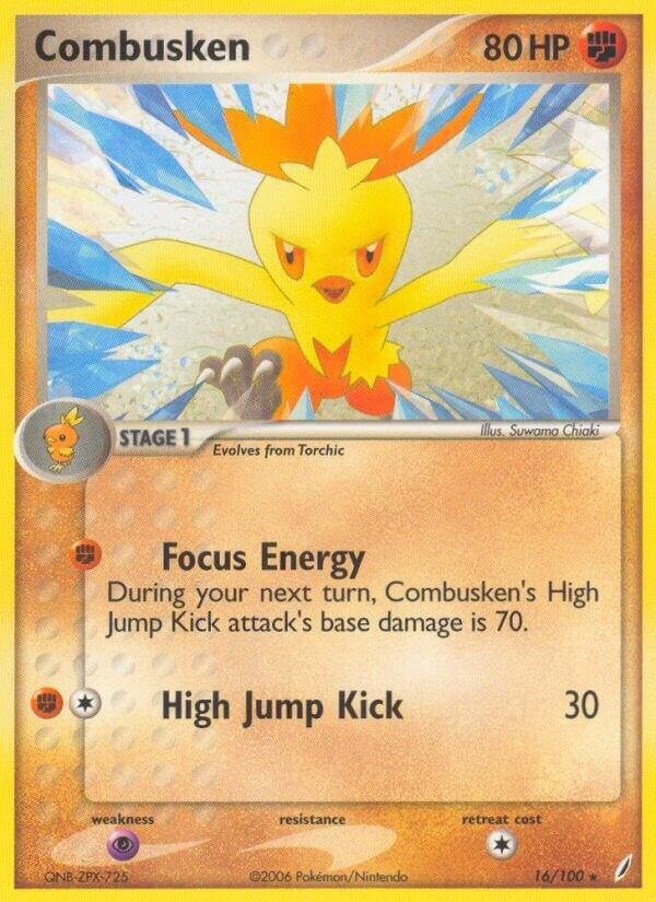 Combusken 016/100 Normal Crystal Guardians