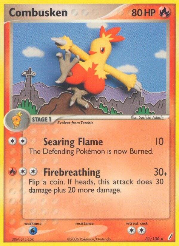 Combusken 031/100 Normal Crystal Guardians