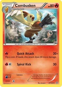 Combusken | 27/160 | Reverse Holofoil | XY - Primal Clash