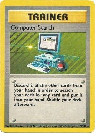 Computer Search 071/102 Normal Base Set Computer Search 071/102 Normal Base Set