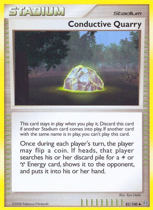 Conductive Quarry 82/100 Reverse Holofoil Stormfront Conductive Quarry 82/100 Reverse Holofoil Stormfront