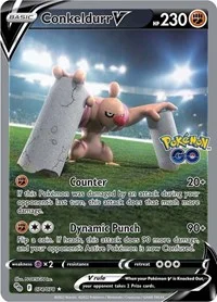 Conkeldurr V (Alternate Full Art) | 074/078 | Holofoil | Pokemon GO