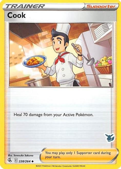 Cook 228/264 (Eevee Stamped) Normal Battle Academy 2022 Cook 228/264 (Eevee Stamped) Normal Battle Academy 2022