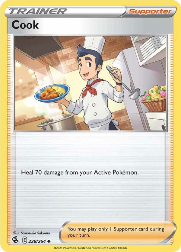 Cook 228/264 Normal SWSH08: Fusion Strike