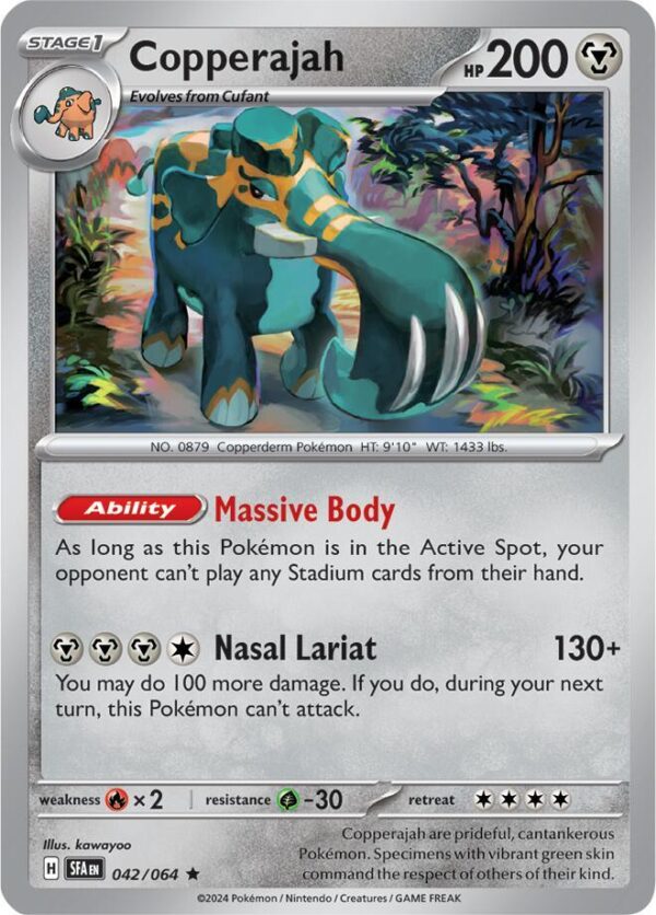 Copperajah 042/064 Holofoil SV: Shrouded Fable Copperajah 042/064 Holofoil SV: Shrouded Fable