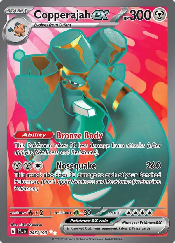 Copperajah ex 245/193 Holofoil SV02: Paldea Evolved Copperajah ex 245/193 Holofoil SV02: Paldea Evolved