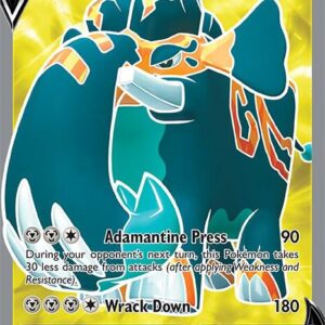 Copperajah V (Full Art) 187/192 Holofoil SWSH02: Rebel Clash