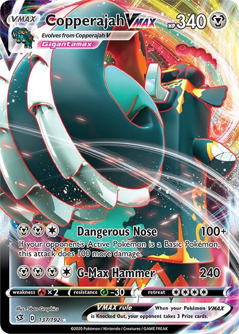 Copperajah VMAX 137/192 Holofoil SWSH02: Rebel Clash