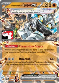 Cornerstone Mask Ogerpon ex | 112/167 | Holofoil | Prize Pack Series Cards