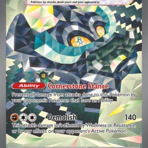 Cornerstone Mask Ogerpon ex 215/167 Holofoil SV06: Twilight Masquerade Cornerstone Mask Ogerpon ex 215/167 Holofoil SV06: Twilight Masquerade
