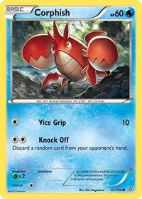 Corphish | 42/160 | Reverse Holofoil | XY - Primal Clash