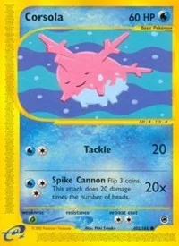 Corsola | 102/165 | Reverse Holofoil | Expedition
