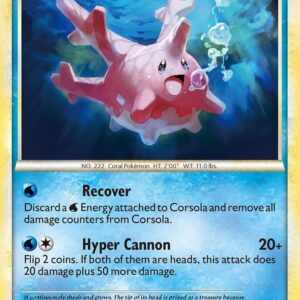Corsola 37/123 Reverse Holofoil HeartGold SoulSilver