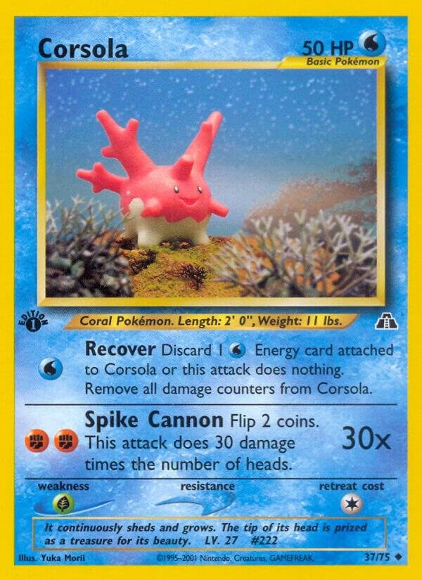 Corsola 37/75 Unlimited Neo Discovery