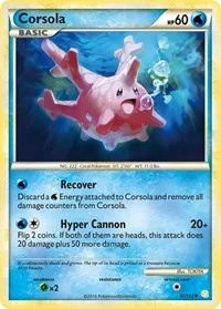 Corsola | 37/123 | Normal | HeartGold SoulSilver