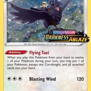 Corviknight 156/189 (Darkness Ablaze Stamped) Holofoil Miscellaneous Cards & Products