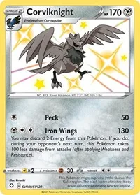 Corviknight | SV089/SV122 | Holofoil | Shining Fates: Shiny Vault