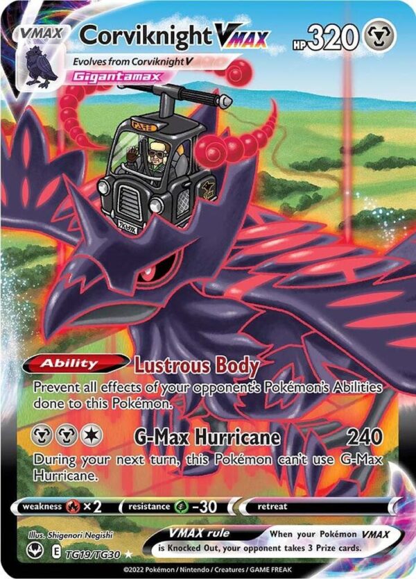 Corviknight VMAX TG19/TG30 Holofoil SWSH12: Silver Tempest Trainer Gallery